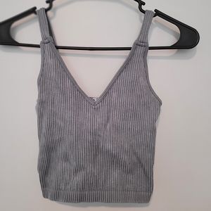 Wishlist Striped Cropped Tank